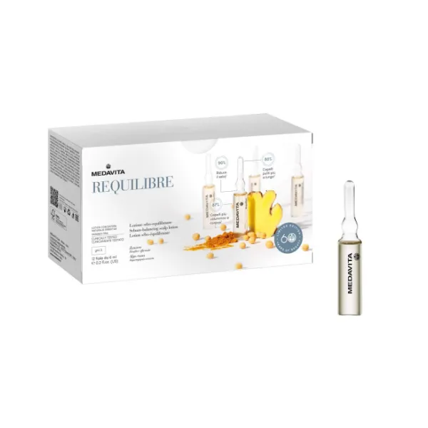 Requilibre sebum-balancing scalp lotion 12x6ml