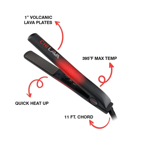 LAVA 1 Inch Analog Volcanic Ceramic Hairstyling Iron