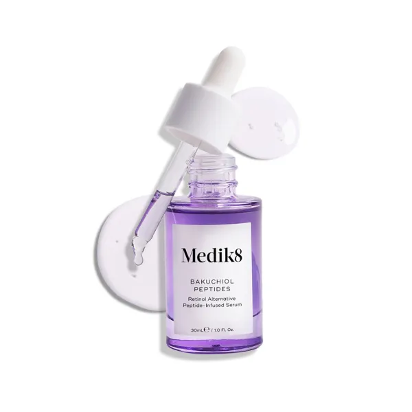 сыворотка с бакучиолом и пептидами, бакучиол для лица, антивозрастная сыворотка без ретинола, лифтинг сыворотка, сыворотка для упругости