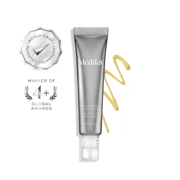 крем для глаз с ретиналем, ретиналь для кожи вокруг глаз, крем для век с церамидами, антивозрастной крем для глаз, интенсивный уход для век